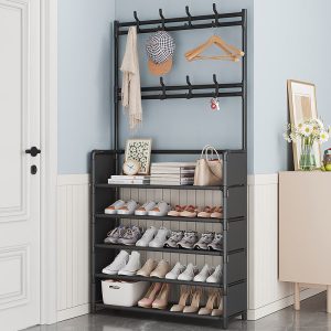 Multi-Storage Coat and Shoe Rack