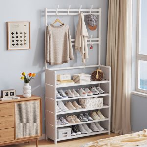 Multi-Storage Coat and Shoe Rack