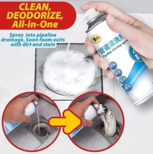 Pipeline Cleaning Foam Spray 280ml – Powerful Pipe Cleaner for Kitchen, Bathroom & Drain Lines